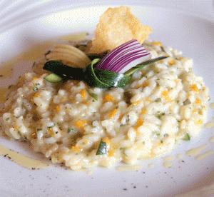Risotto al limone ed erbette