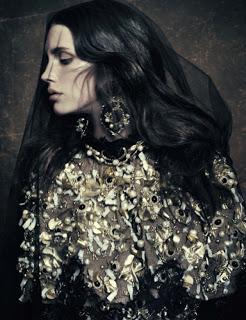 Marine Vacth in Dolce & Gabbana su Vogue Italia