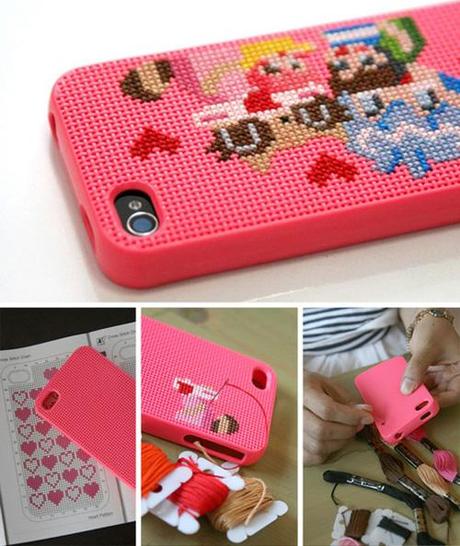 [TECNOeIPHONE] DIY CROSS STITCH COVER