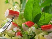 Lattuga riso curry, granchio surimi