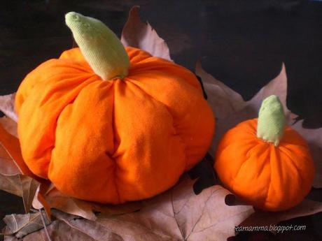 Zucca con rafia e filo di rame