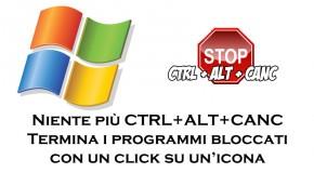 Termina programmi bloccati con un collegamento sul desktop - Logo