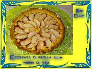 CROSTATA DI FROLLA ALLA FARINA DI RISO