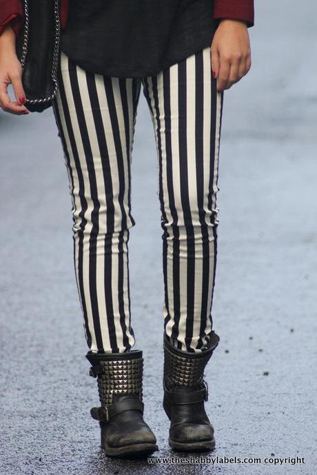 Stripes and Burgundy