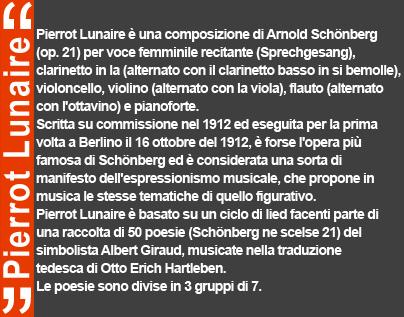 Pierrot Lunaire, Arnold Schönberg