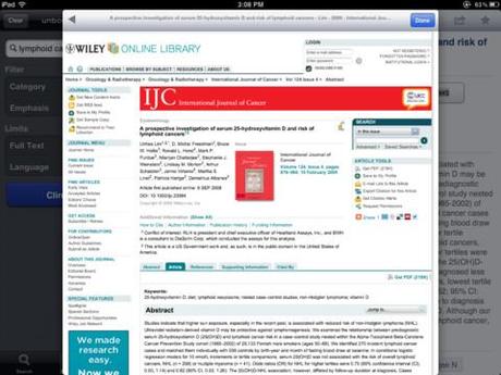 Ricerche facili su PubMed con Unbound Medline