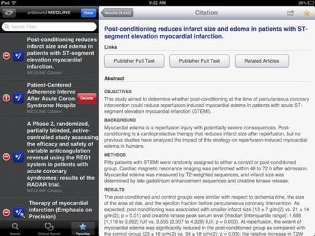 Ricerche facili su PubMed con Unbound Medline