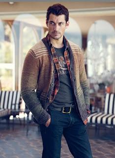 David Gandy for Lucky Brand Winter 2012 Campaign