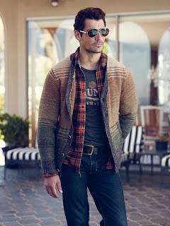 David Gandy for Lucky Brand Winter 2012 Campaign