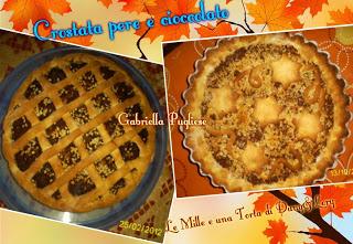 CROSTATA PERE E CIOCCOLATO