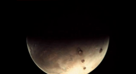 Come un astronauta vedrebbe Marte in orbita