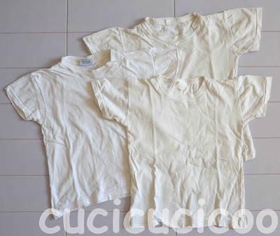 magliette non tanto bianche - not-so-white t-shirts