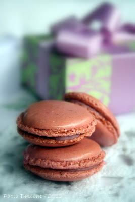 Macarons ai lamponi...un'idea per Natale