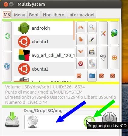 MultiSystem inserimento ISO