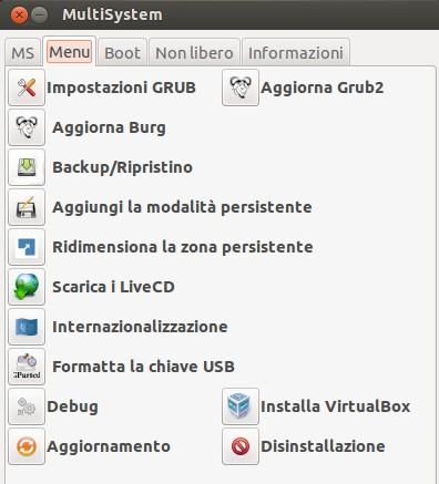 MultiSystem Menù