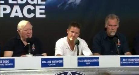 Il grande record di Felix Baumgartner: 39068 metri di quota in caduta libera