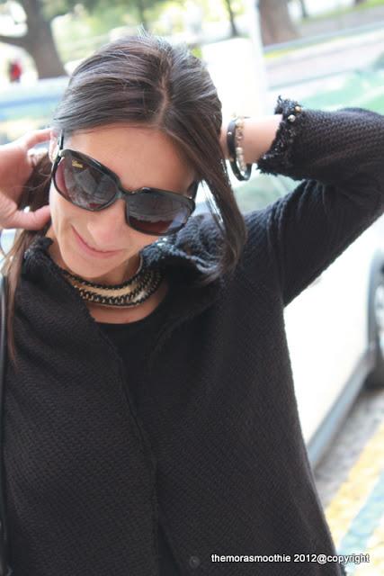 Outfit with diy necklace inspired by Aurèlie Bidermann