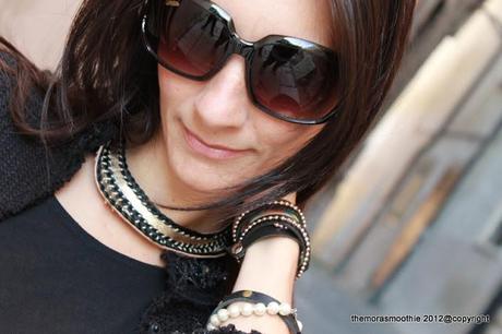 Outfit with diy necklace inspired by Aurèlie Bidermann