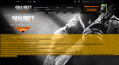 Season Pass e servizio Elite gratis per Black Ops 2 ?