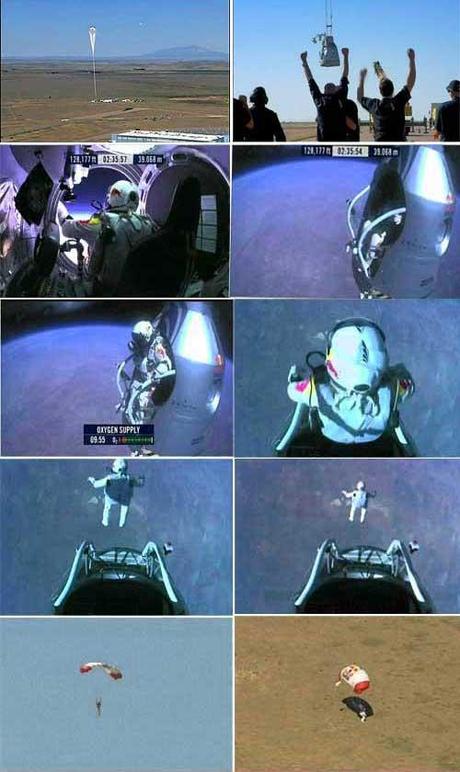 Felix Baumgartner si è lanciato da 39.068 metri