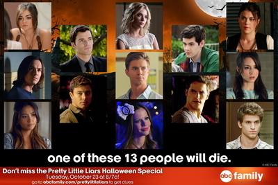 Pretty Little Liars 3×13 “This is a dark ride”: uno di questi 13 personaggi morirà nello speciale di Halloween