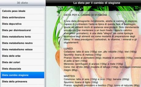 30 diete facili da seguire con l’iPad