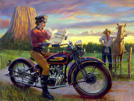 Motorcycle Art - Uhl Studios
