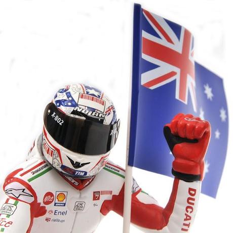 Casey Stoner + Ducati Desmosedici GP9 Australia 2009 L.E. 2009 pcs. by Minichamps