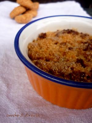 Addio corsette estive, benvenute merende stuzzicanti..Gratin di zucca e amaretti caramellati