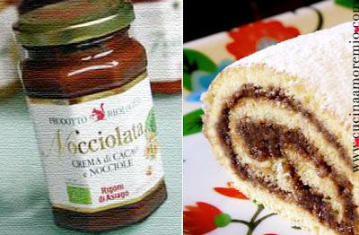 Rotolo al cioccolato e nocciole