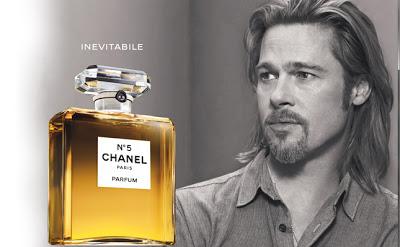 Brad Pitt testimonial per Chanel n°5
