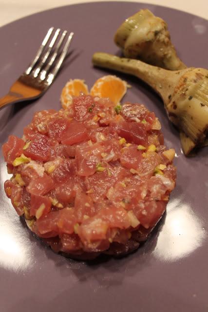 Tartare di tonno alla siciliana