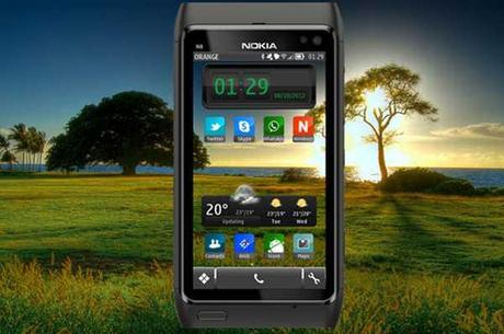Sunset HD Symbian Theme per smartphone Nokia Symbian ^3 Gratis Download