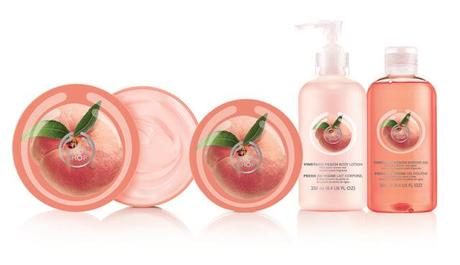 The Body Shop: linea bagno & corpo Pesca della Vigna