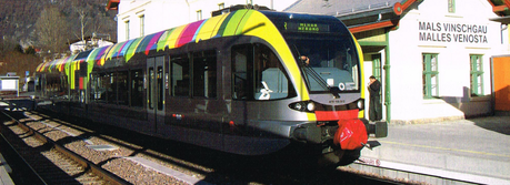 il treno della Val Venosta