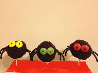 Halloween Cake pops: i ragnetti