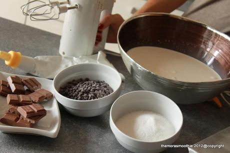 How to make a chocolate frozen dessert...Semifreddo al cioccolato