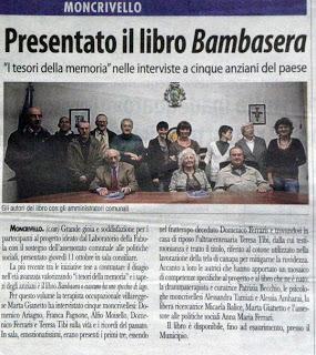 Bambasera - rassegna stampa