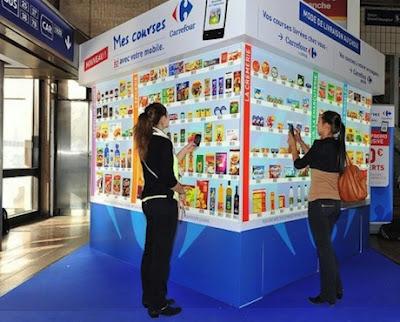 Supermercati virtuali-anche Carrefour alla stazione