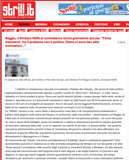 Reggio Calabria, scioglimento dell'amministrazione comunale. La Genesi