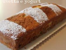 Plumcake yogurt uvetta