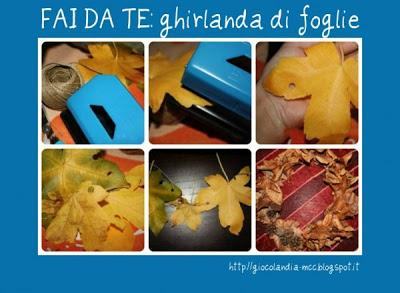 Rubrica GioCoLanDia su BabyGreen: Ghirlande con le foglie!