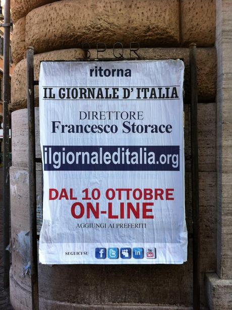 Molte reti molto onore, ovvero il manifesto de “Il Giornale d’Italia”