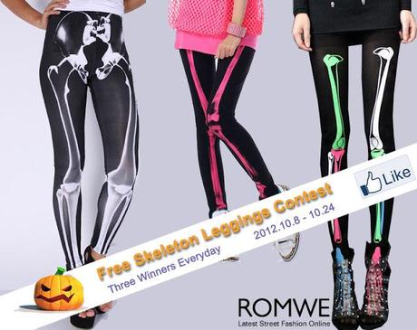 Free Skeloton Leggings Contest at Romwe.com