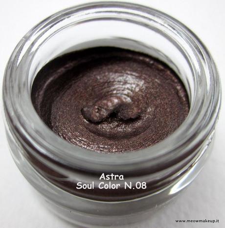 Astra Soul Color Waterproof Eyeshadow: preview and swatches