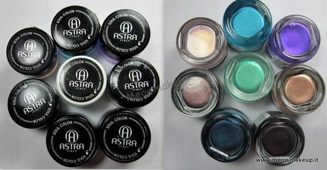 Astra Soul Color Waterproof Eyeshadow: preview and swatches