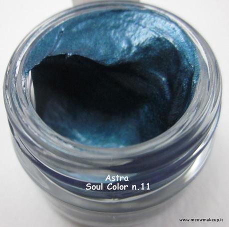 Astra Soul Color Waterproof Eyeshadow: preview and swatches