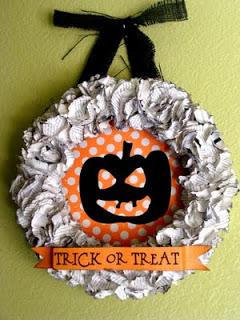 Trick or Treat?La ghirlanda per Halloween a costo zero!