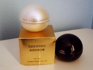 La cosmesi in Cina. Xishimei Cosmetics: creme con polvere di perla