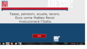 Ecco il programma di Matteo Renzi.